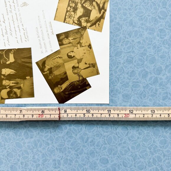 1990s Vogue Gold Book Half‑Page Ad • Black & Gold • Euro Glamour Decor - Picture 7 of 7